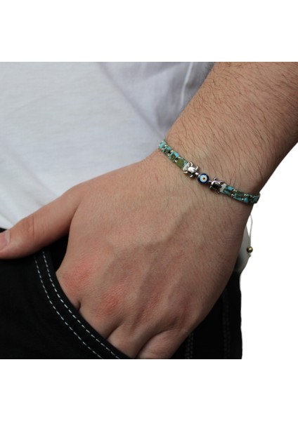 Tila Boncuk Bileklik – Şık, Ayarlanabilir Unisex Tasarım! 04 modelleri