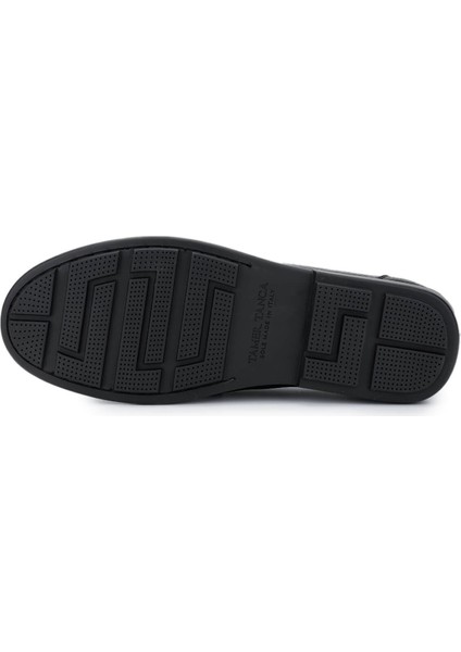Erkek Deri Siyah Floter Loafer Ayakkabı 1008 3483 Erk Ayk Y25 Sıyah Fltr