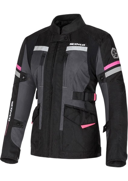 JK-122W Kadın Siyah Uzun Mont