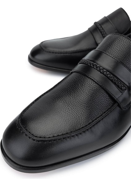 Erkek Deri Siyah Deri Klasik Ayakkabı 214 040907 Erk Ayk Y25 Sıyah Dr modelleri