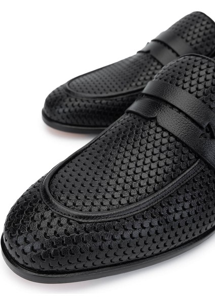 Erkek Deri Siyah Klasik Ayakkabı 214 031700 Erk Ayk Y25 Sıyah Ksk modelleri