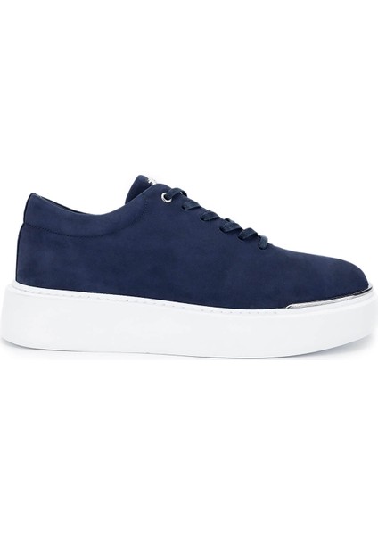 Erkek Deri Lacivert Nubuk Sneakers & Spor Ayakkabı 352 22025 Erk Ayk Y25 Lacı Nbk