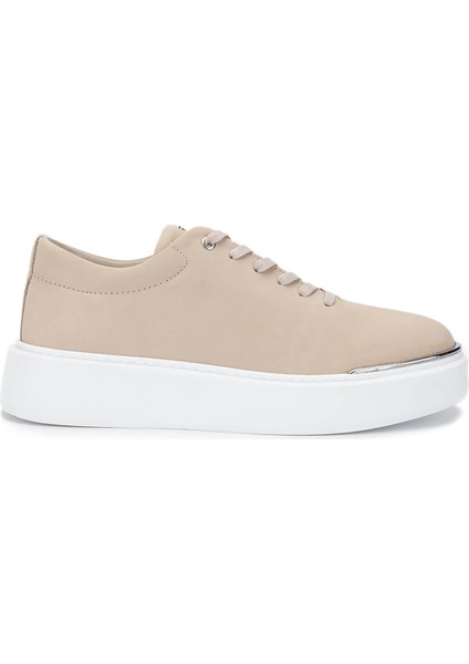 Erkek Deri Bej Sneakers & Spor Ayakkabı 352 22025 Erk Ayk Y25 Bej Nbk