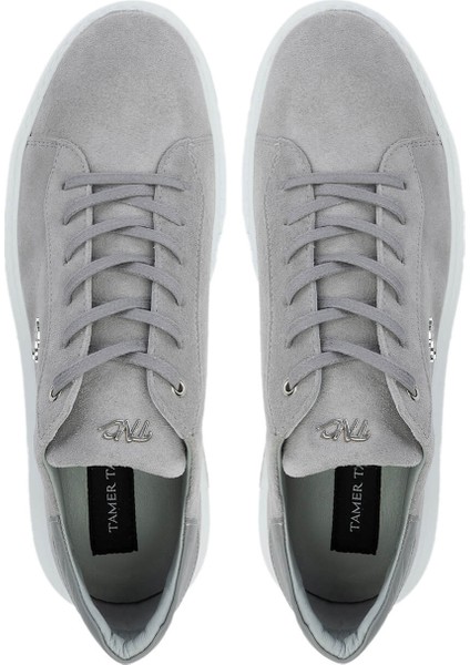 Erkek Deri Gri Sneakers & Spor Ayakkabı 352 22351 Erk Ayk Y25 Grı Suet
