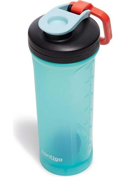 Contigo Shake Go Sporcu Suluğu & Shaker 820ML Turkuaz