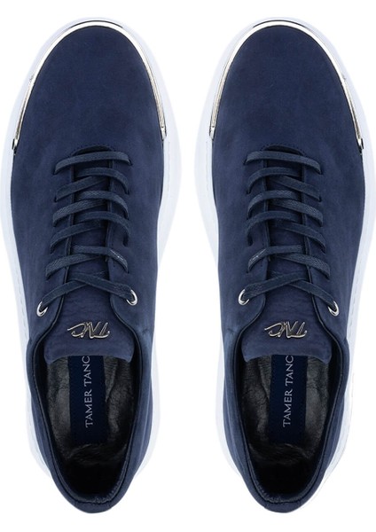 Erkek Deri Lacivert Nubuk Sneakers & Spor Ayakkabı 352 22025 Erk Ayk Y25 Lacı Nbk