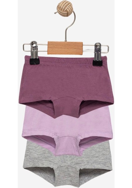 Kız Çocuk 3'lü Set Neon Pembe Külot Pamuklu - Kız Çocuk Giyim
