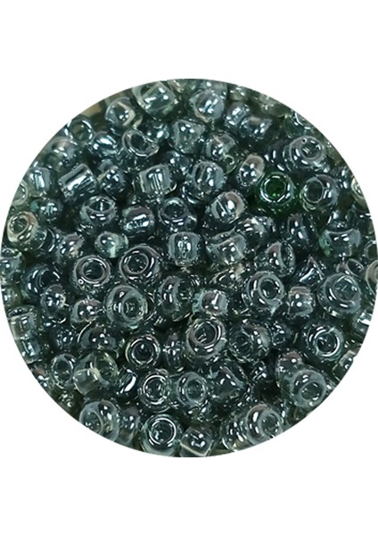 Dökme Cam Kum Boncuk (8/0) 3 mm - 60 Gram - Şeffaf Gri - BNC215