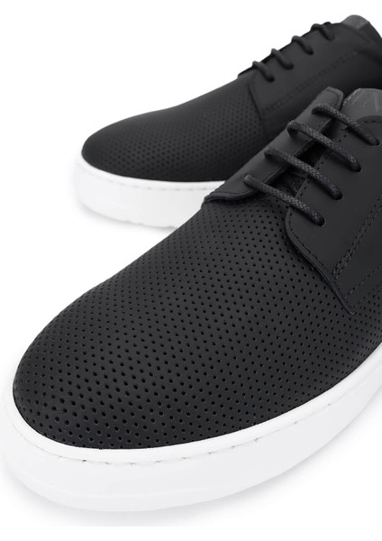 Erkek Deri Siyah Casual Ayakkabı 698 1164-4 Erk Ayk Y25 Sıyah Nappa modelleri