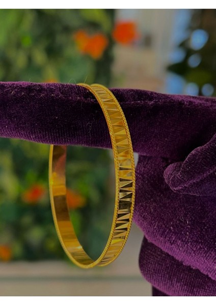 10 gr (Gram) Ayna Desenli Bilezik Yatırımlık 22 Ayar Altın