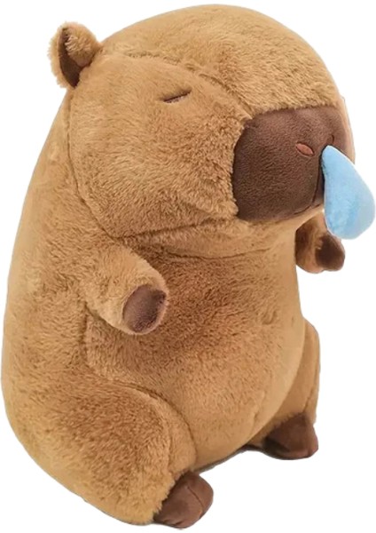 23CM Capybara Peluş Simülasyonu Capibara Anime Tüylü Oyuncak Sevimli Bebek Doldurulmuş Hayvanlar Yumuşak Bebek Peluş Noel Şükran Günü Hediyesi (Yurt Dışından)