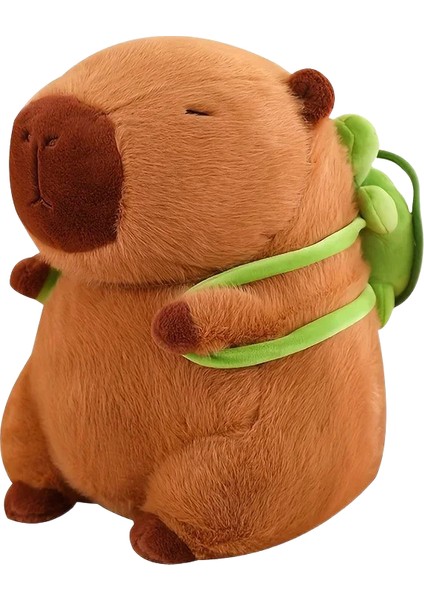 23CM Capybara Peluş Simülasyonu Capibara Anime Tüylü Oyuncak Sevimli Bebek Doldurulmuş Hayvanlar Yumuşak Bebek Peluş Noel Şükran Günü Hediyesi (Yurt Dışından)