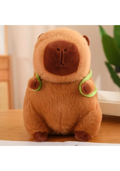 23CM Capybara Peluş Simülasyonu Capibara Anime Tüylü Oyuncak Sevimli Bebek Doldurulmuş Hayvanlar Yumuşak Bebek Peluş Noel Şükran Günü Hediyesi (Yurt Dışından)