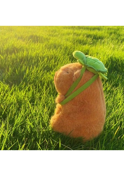 23CM Capybara Peluş Simülasyonu Capibara Anime Tüylü Oyuncak Sevimli Bebek Doldurulmuş Hayvanlar Yumuşak Bebek Peluş Noel Şükran Günü Hediyesi (Yurt Dışından)
