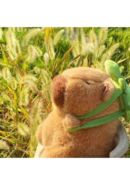 23CM Capybara Peluş Simülasyonu Capibara Anime Tüylü Oyuncak Sevimli Bebek Doldurulmuş Hayvanlar Yumuşak Bebek Peluş Noel Şükran Günü Hediyesi (Yurt Dışından)