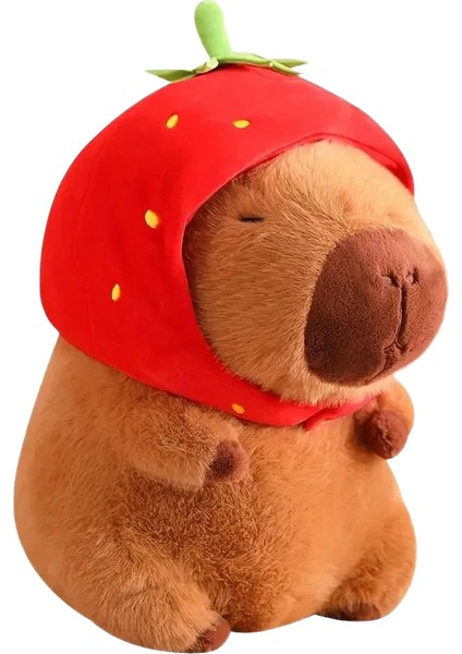 23CM Capybara Peluş Simülasyonu Capibara Anime Tüylü Oyuncak Sevimli Bebek Doldurulmuş Hayvanlar Yumuşak Bebek Peluş Noel Şükran Günü Hediyesi (Yurt Dışından)