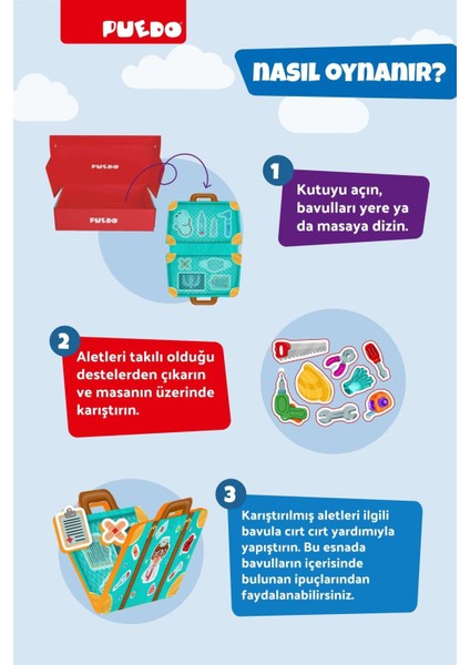 Bavulunu Topla Eşleştirme Oyunu - Meslekler fırsatları