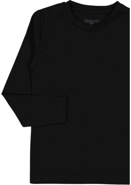 Kız ve Erkek Pamuklu 2'li Set Düz Unisex Tişört - Çocuk Giyim