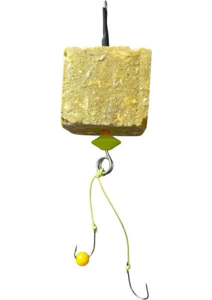 Sazan Küspe Aparatı 2 Iğneli Boncuklu +1 Küspe Rig Takımı