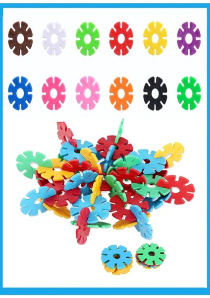 300 Parça Yaratıcı Diskler Stem Eğitimi Uyumlu Kilitli Diskler Eğitici Oyuncak Seti modelleri