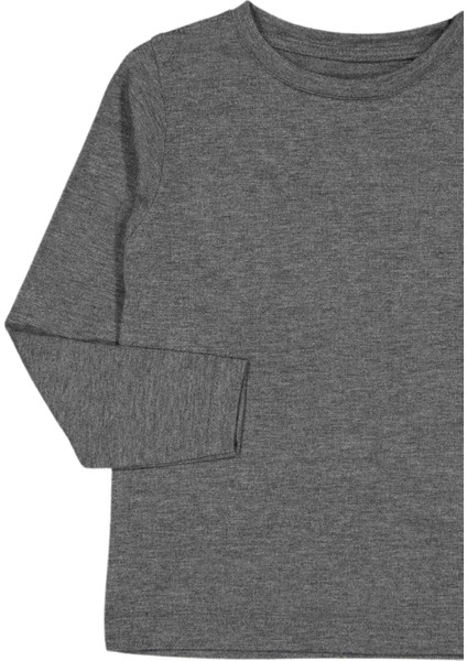 Kız ve Erkek Pamuklu 3'lü Set Düz Unisex Tişört - Çocuk Giyim