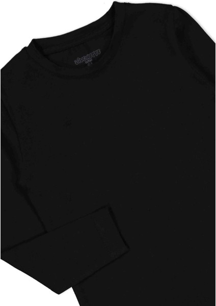 Kız ve Erkek Pamuklu 3'lü Set Düz Unisex Tişört - Çocuk Giyim