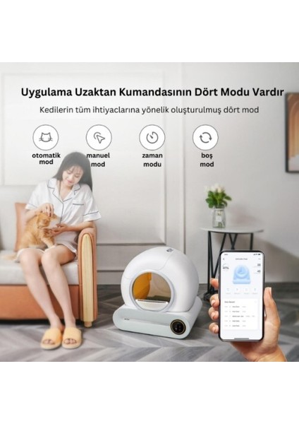 Akıllı Otomatik Kedi Tuvaleti