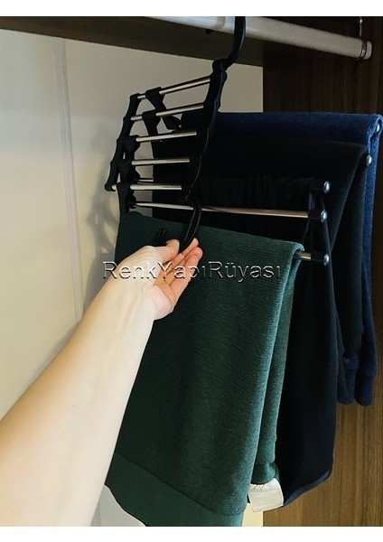 Hareketli Dolap Içi Pantolon, Kravat,şal, Sweatshirt, Kazak , Tişört Askı Sistemi Düzenleyici