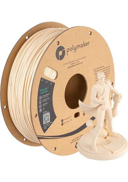 Polymaker Polylite Lw-Pla Filament Beyaz