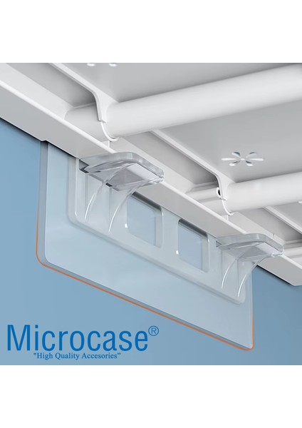 Güçlü Plastik Yapışkanlı Şeffaf Banyo Mutfak Dolap Raf Tutacağı Destek Aparatı 2 Adet AL5034 fırsatları