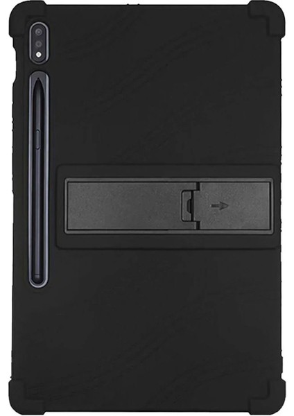 Samsung Galaxy S10 Ultra Tablet Için Standlı Silikon Kılıf - AL9963