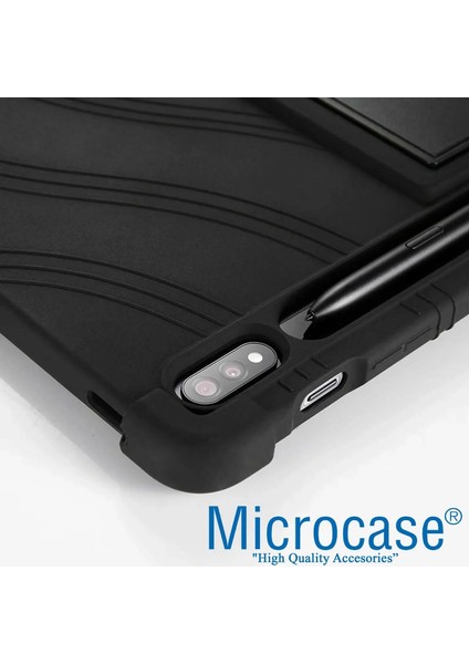 Samsung Galaxy S10 Ultra Tablet Için Standlı Silikon Kılıf - AL9963