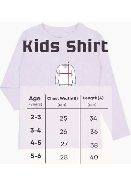Unisex Uzun Kollu 3'lü Set Düz Renkli Tişört - Kız Erkek Çocuk