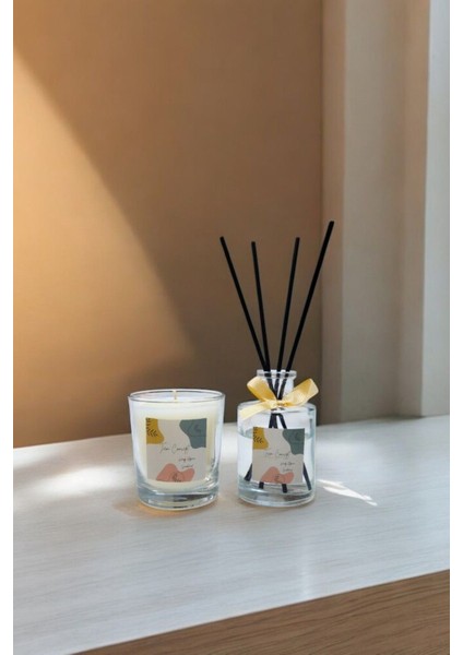 Sandal Ağacı Kokulu Bardak Mum ve 100 ml Oda Kokusu Seti fiyatları