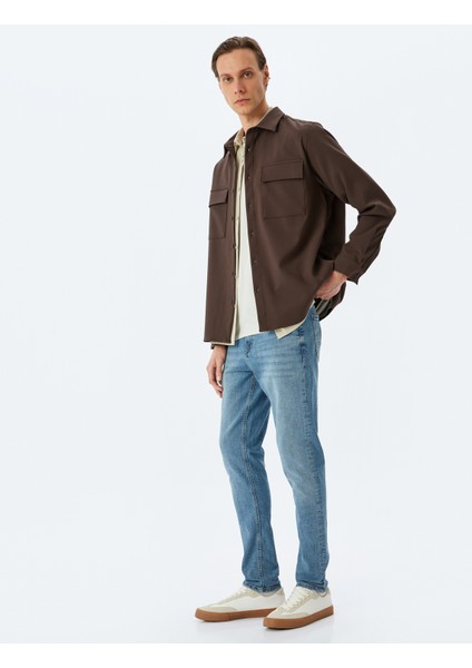 Skinny Fit Kot Pantolon - Michael Jean