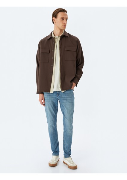 Skinny Fit Kot Pantolon - Michael Jean fiyatları