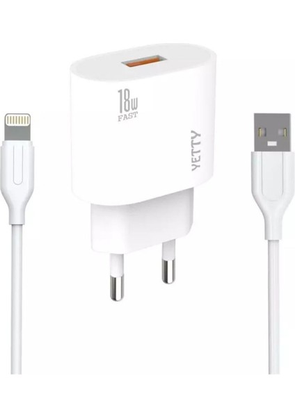 Iphone 11, 12, 13, 14, Pro, Promax Lıghtnıng 18W Hızlı Şarj Aleti Fast Charger