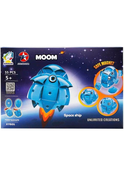 Manyetik Uzay Roketi 55 Parça indirimleri