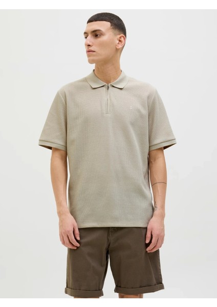 Jack&jones 12279177 Erkek Tshirt - Bej fiyatları