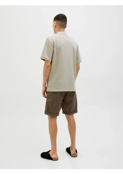 Jack&jones 12279177 Erkek Tshirt - Bej modelleri