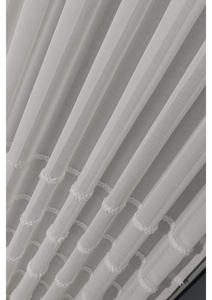 Iskandinav Luna Keten Tül Perde Normal Pile - Ekstra Gramajlı - Kırışma Yapmaz fiyatları