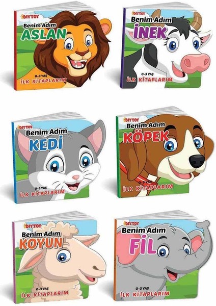 Ilk Hikaye Kitaplarım Hayvanlar Alemi 6'lı Set Hayvanlar Ilk Kitaplarım Eğitici Bebek Kitapları