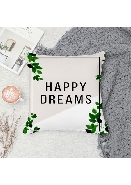 Çift Taraf Baskılı Gizli Di Özel Tasarım Süet Dokulu Kırlent Kılıfı Takımı 145