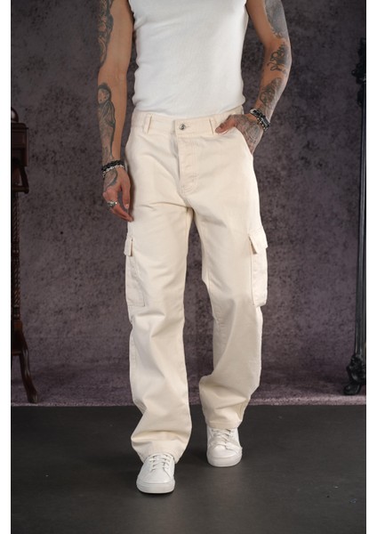 Baggy Kalıp Cepli Erkek Kot Pantolon fiyatları