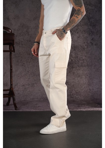 Baggy Kalıp Cepli Erkek Kot Pantolon modelleri