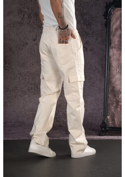Baggy Kalıp Cepli Erkek Kot Pantolon indirimleri