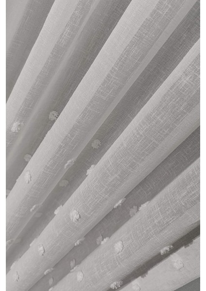 Taç Iskandinav Lena Keten Tül Perde Normal Pile - Ekstra Gramajlı - Kırışma Yapmaz fırsatları