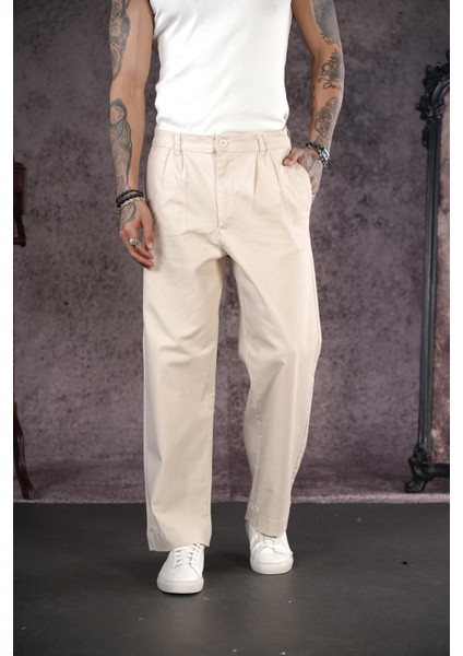 Pileli Cepli Bol Paça Gabardin Pantolon fiyatları