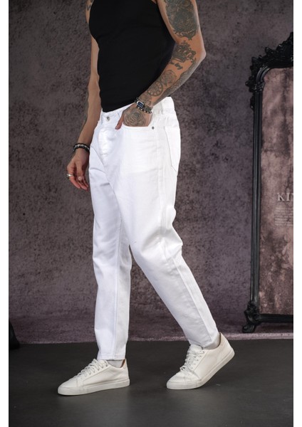 Boyfrıend Kalıp Bilek Boy Erkek Kot Pantolon