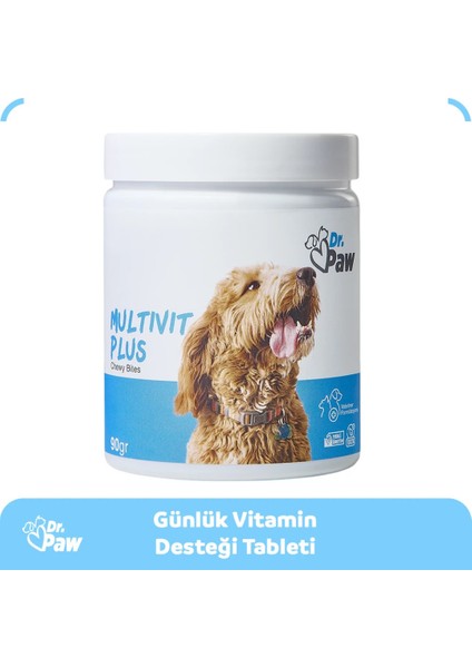- Multivit Plus: Küçük Irk Köpekler İçin Glütensiz ve Şekersiz Günlük Vitamin Takviyesi Çiğnenebilir Tablet (90 gr) modelleri